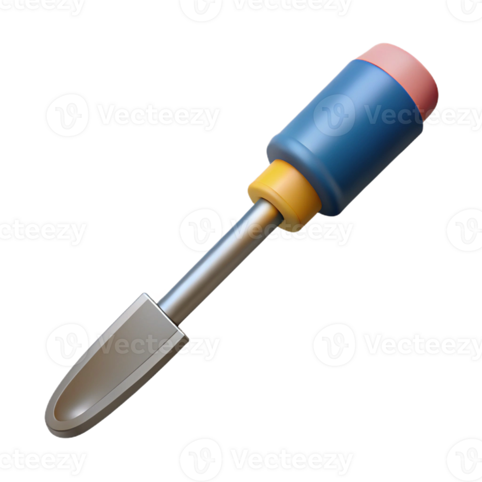 3D Render Soldering Iron Tool Illustration png