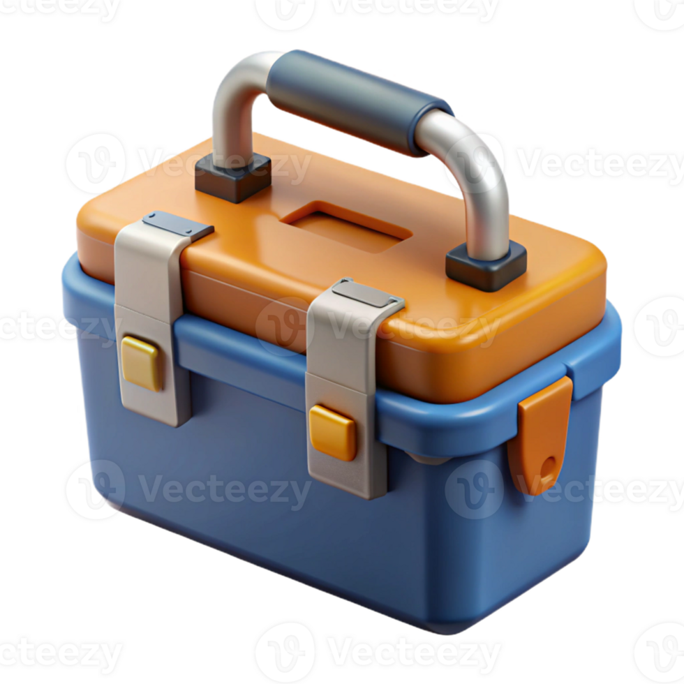 3D Render Tool Box Illustration png