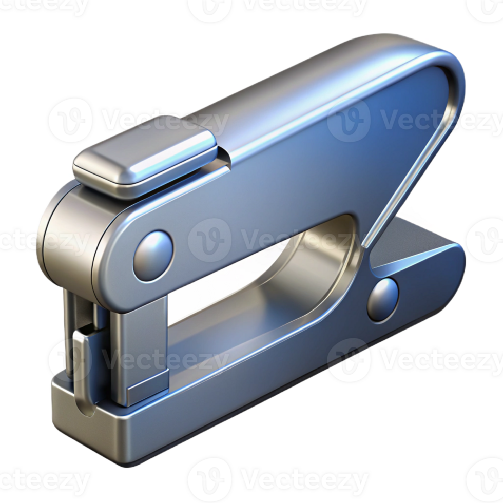 3D Render of Metal Handheld Tool png