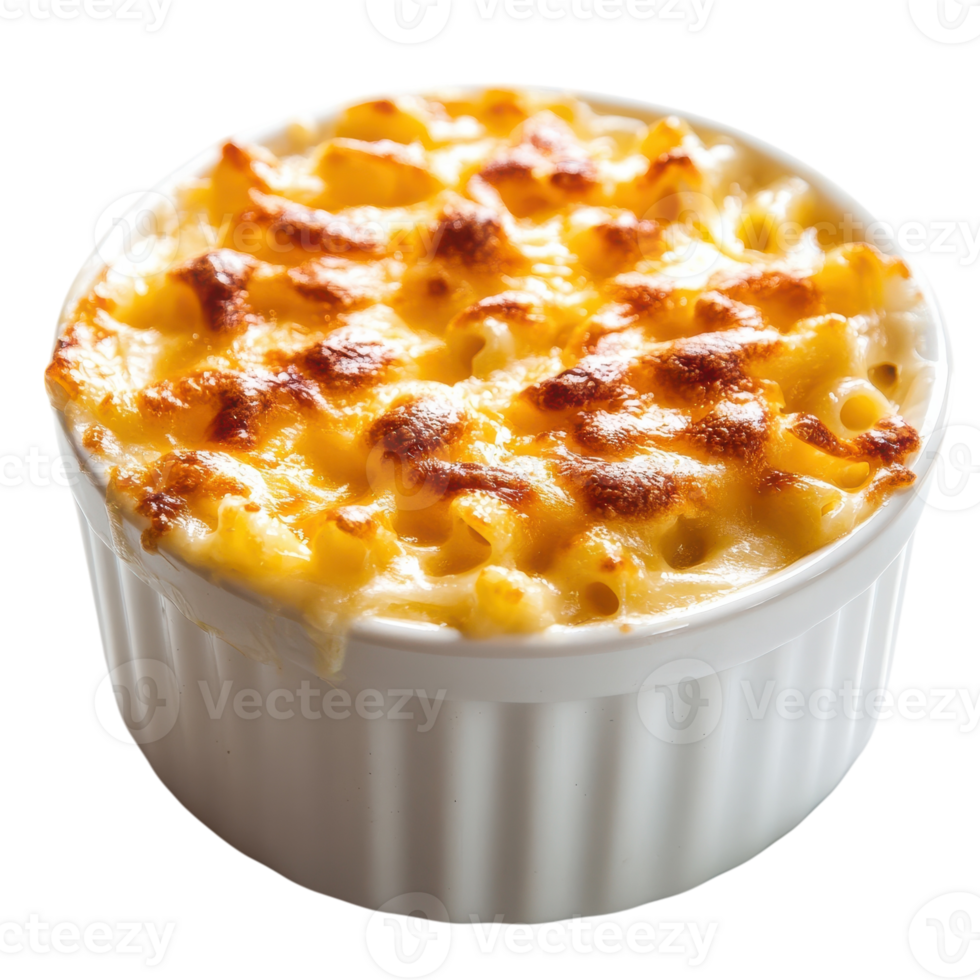 Delicious Macaroni and Cheese in a Bowl Perfect for Comfort Food on transparent background png