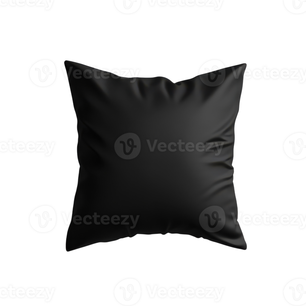 Minimalist Pillow Isolated for Modern Decor on transparent background png