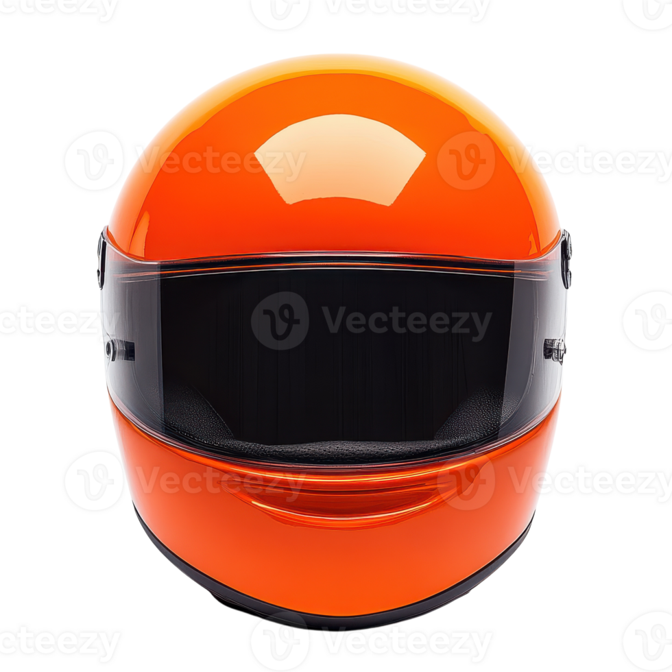 Orange Helmet Isolated for Safety Equipment Usage on transparent background png