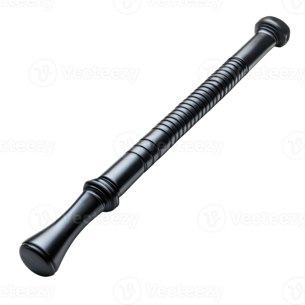 Versatile Police Baton for Self-Defense and Law Enforcement on transparent background png