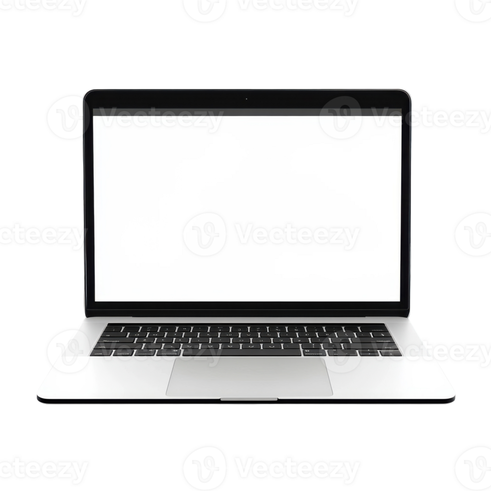 Laptop Isolated on White Background - Ideal for Technology and Product Displays on Transparent Background png
