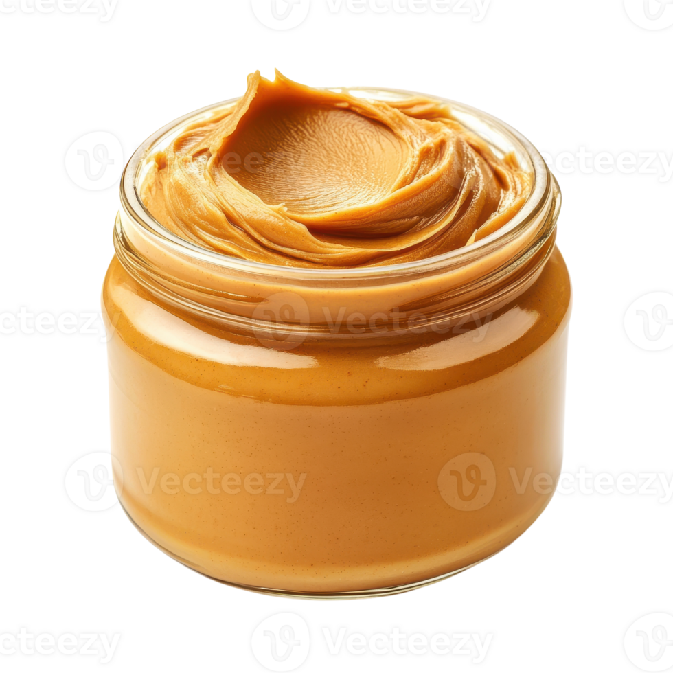 Delicious Peanut Butter Jar for Cooking and Snacking on Transparent Background png