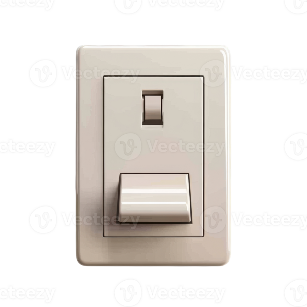 Light Switch Isolated for Home and Office Use on Transparent Background png