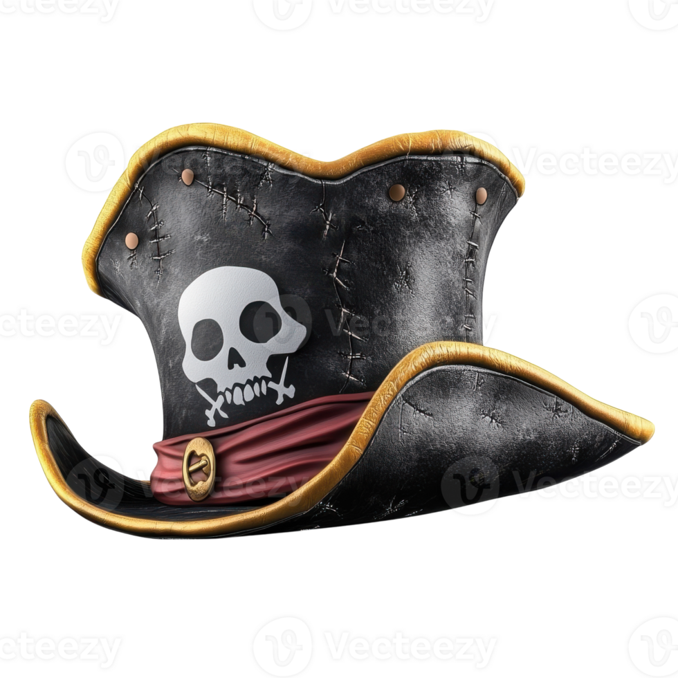 Pirate Hat Icon for Adventure Themes on Transparent Background png