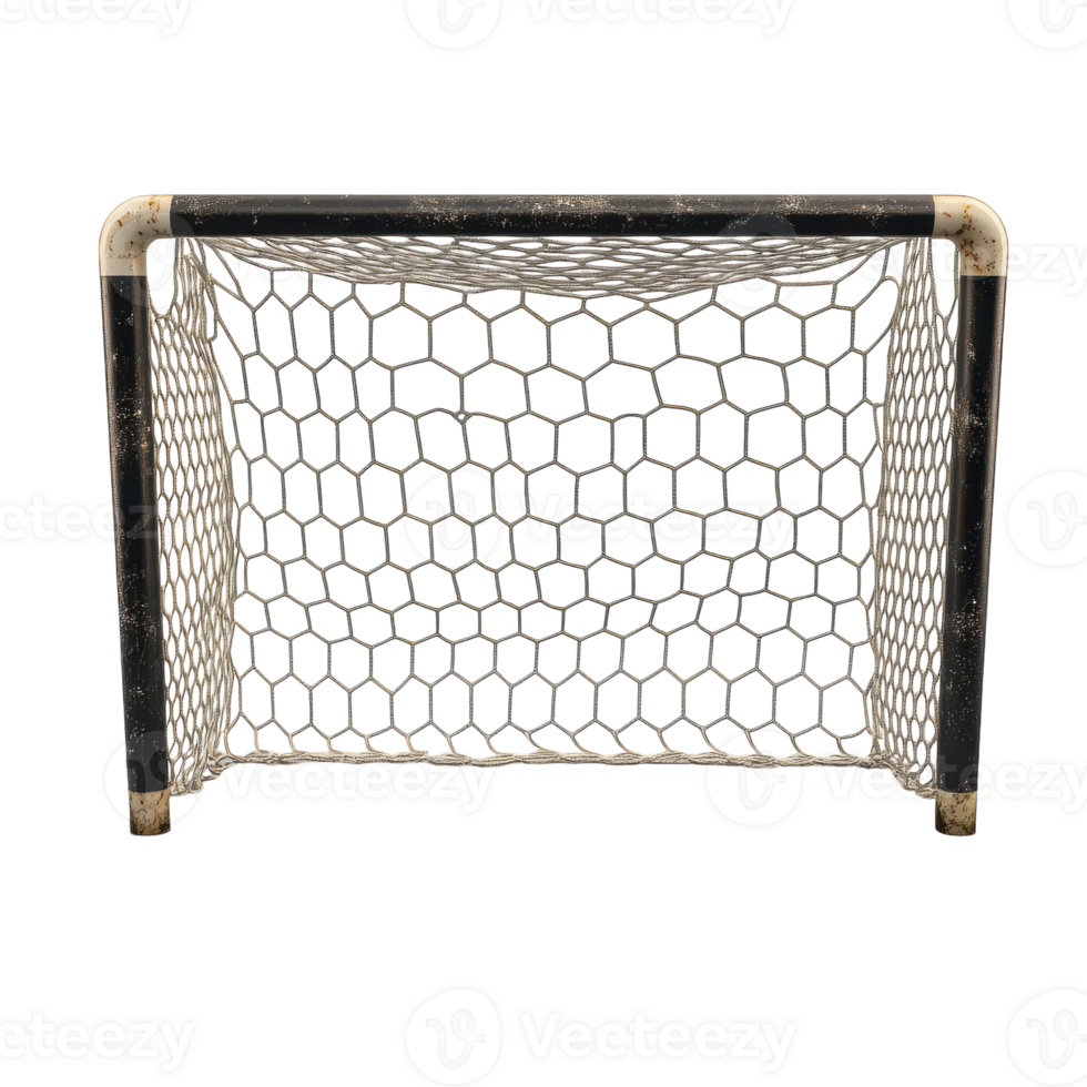 Isolated Soccer Goal Frame with Net for Sports Illustrations on Transparent Background png