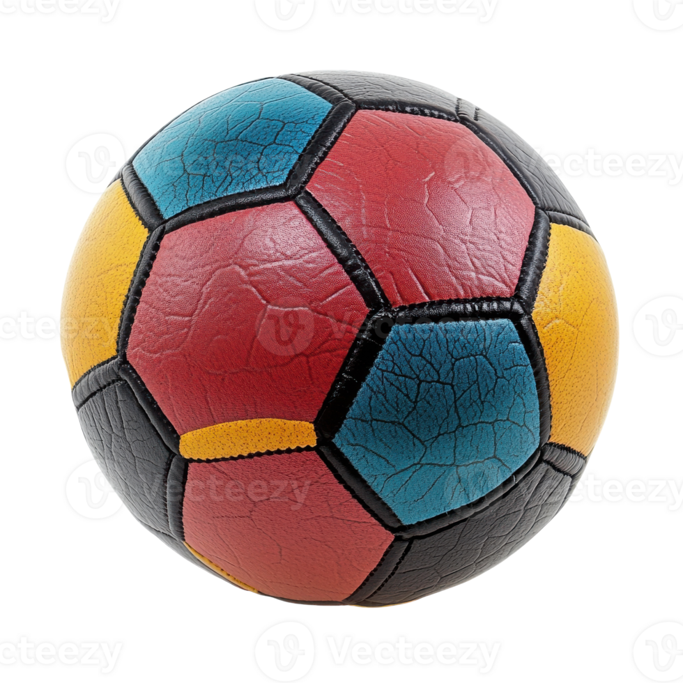Soccer Ball Isolated for Sports Marketing and Design on Transparent Background png