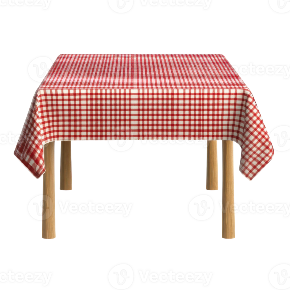 Elegant Tablecloth for Dining and Event Decoration on Transparent Background png