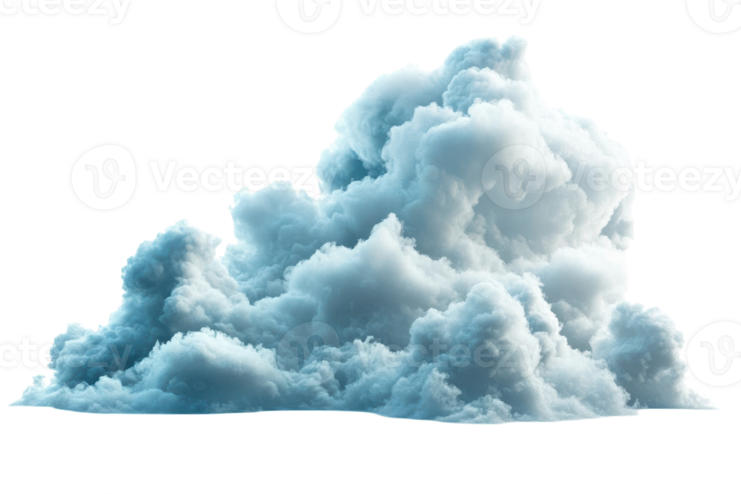 Soft gray clouds billow against a bright white background creating a tranquil atmosphere in a dreamy landscape png