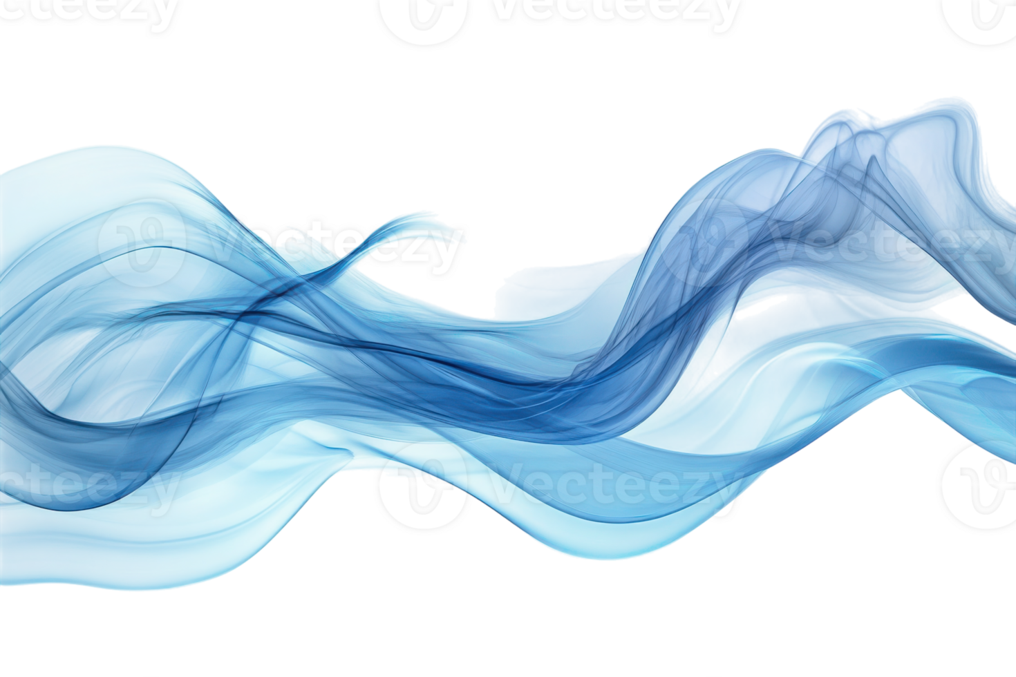 Soft blue wave patterns flowing across a white background create a serene and calming visual effect png