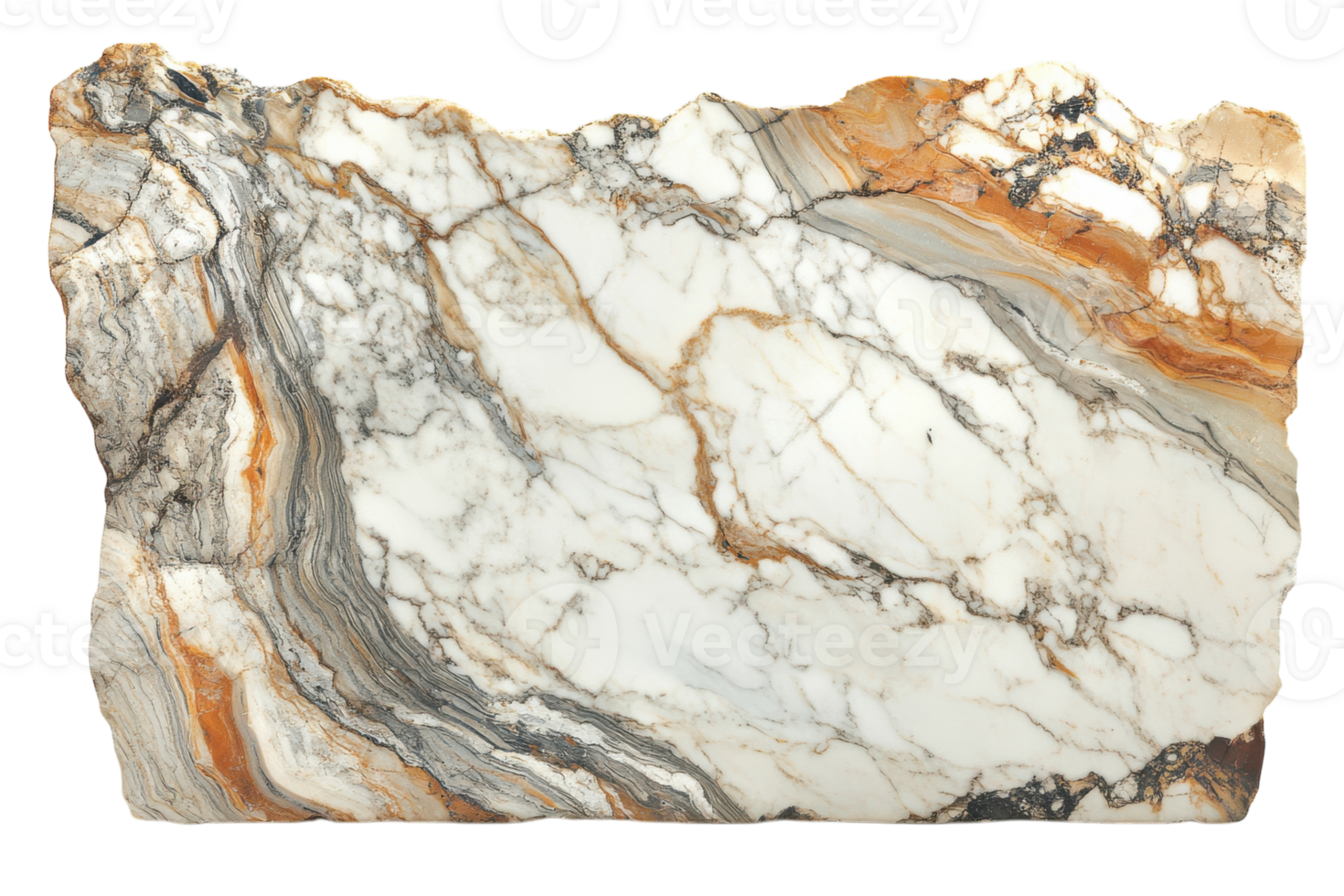 Beautiful marble slab showcasing intricate patterns and colors in a natural stone piece png