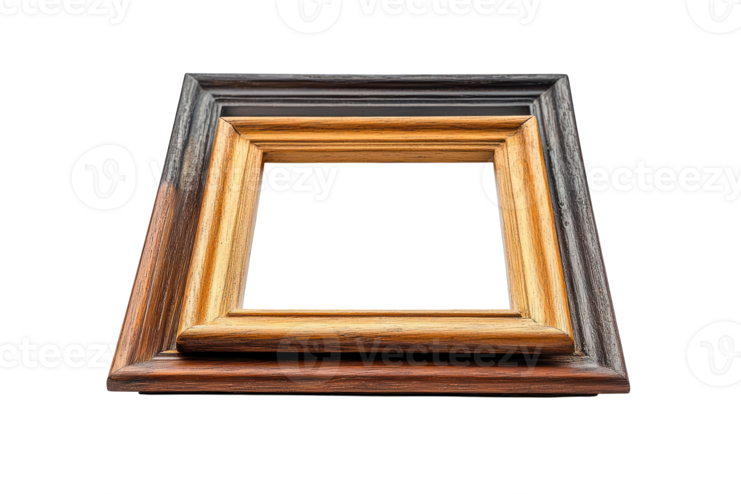 Different styles of picture frames arranged in a visually appealing layout png