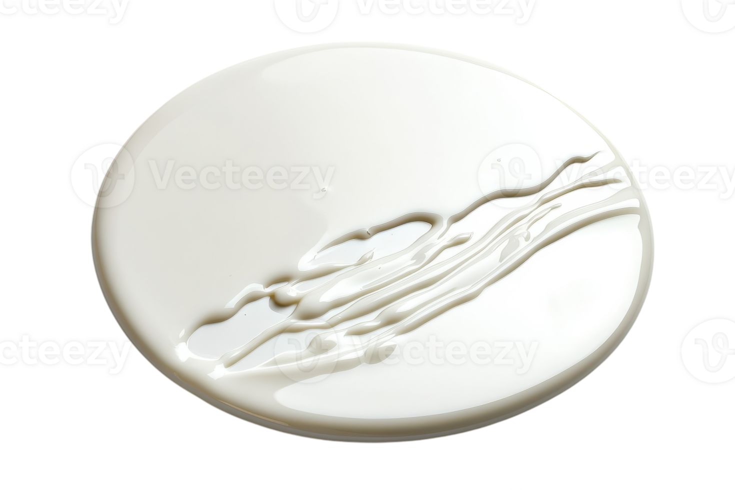 Liquid cream swirls on a smooth surface creating an elegant display of texture and sheen png
