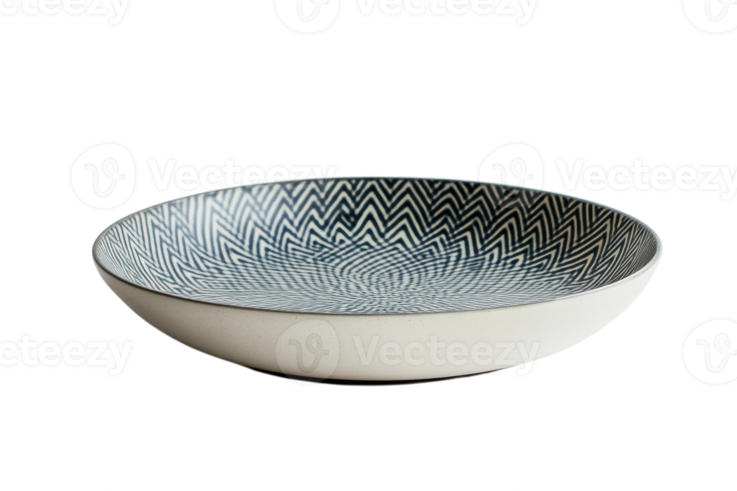 Ceramic bowl with geometric pattern displayed on a neutral background highlighting its design and craftsmanship png
