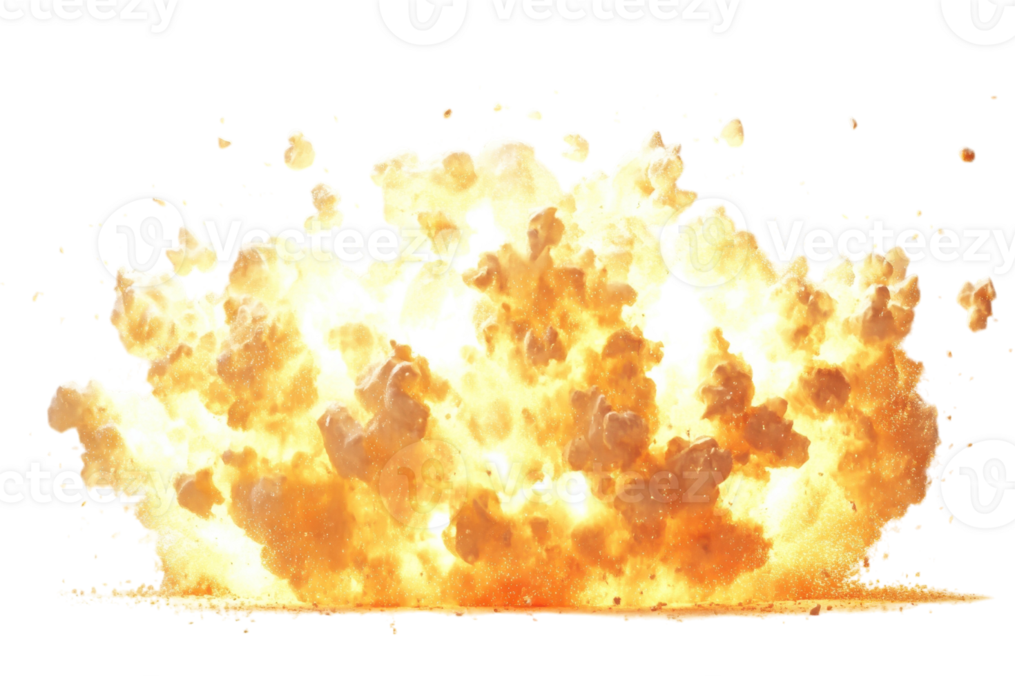 Explosive burst of flames and smoke fills the air in a dramatic display of power during a controlled detonation png