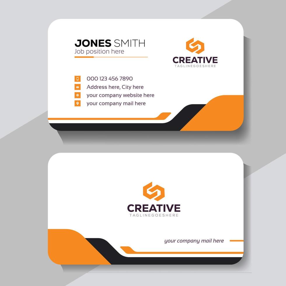 Creative Business Card Template vector