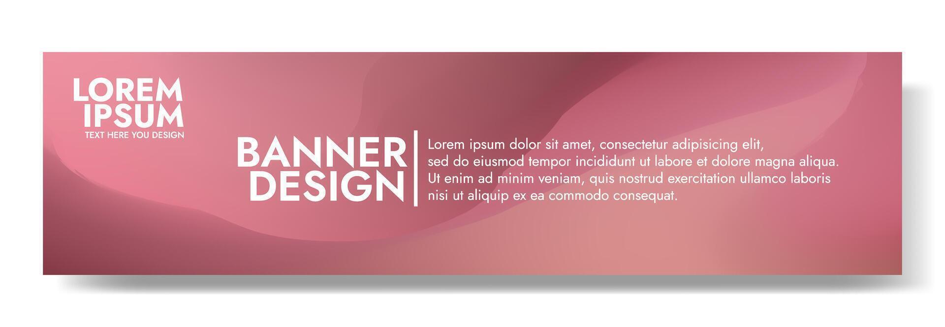 Abstract Pink background Template, Modern Website Header vector