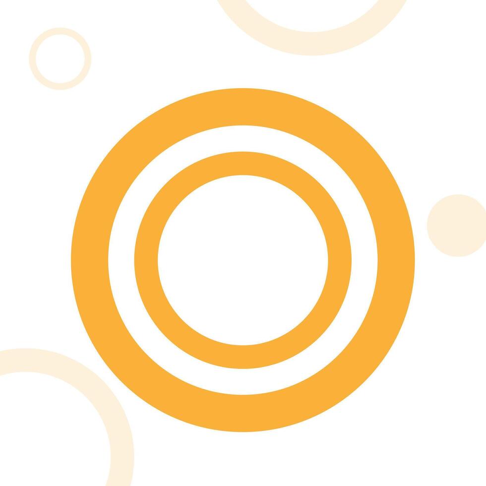 radial circles yellow and white background Trendy color frames for product display. Collection of geometric pedestal or podium in top view design. vector