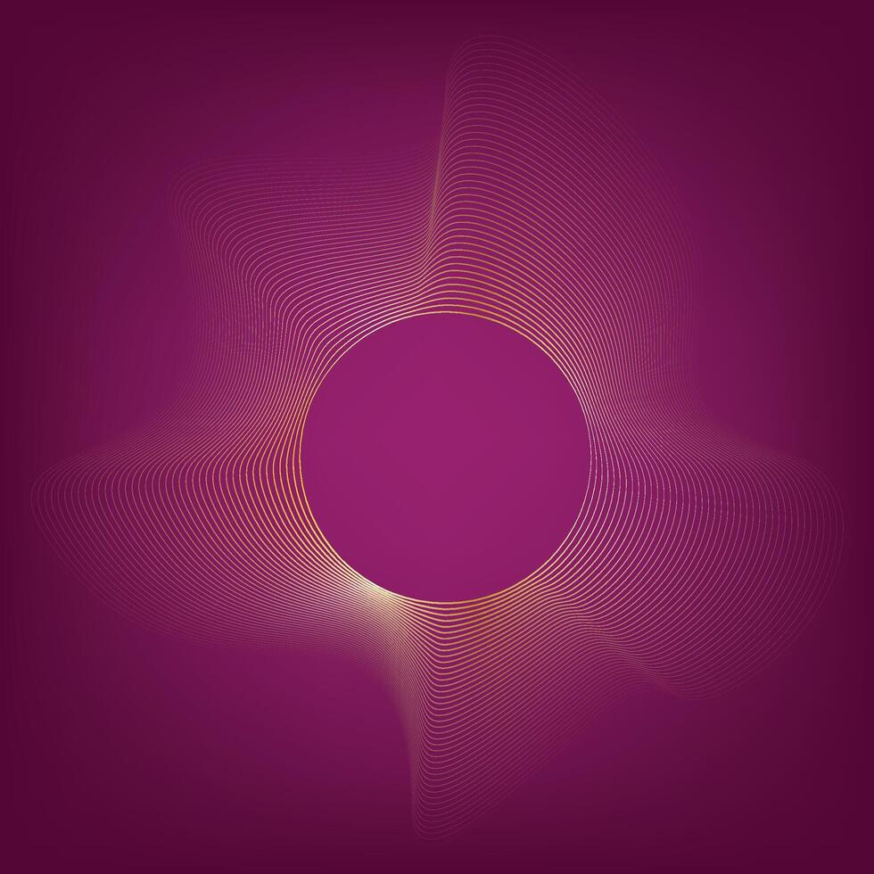 Abstract Circular Pattern on Purple vector