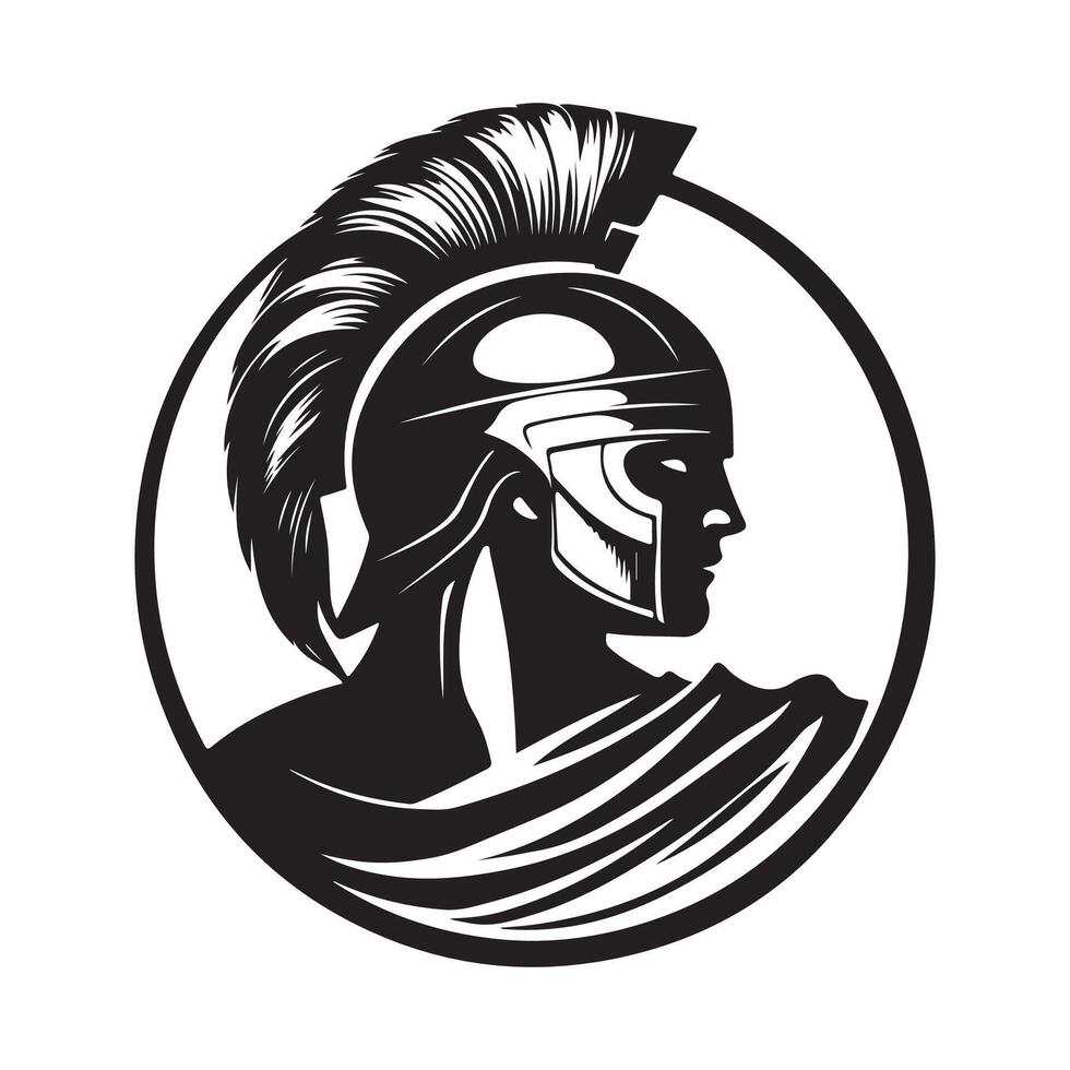 Achilles Logo Images. Circular design Achilles Logo Images vector