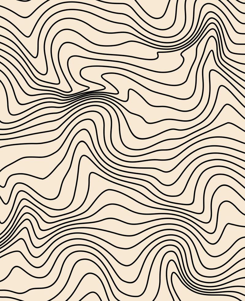 kinetic abstract wave line pattern background vector