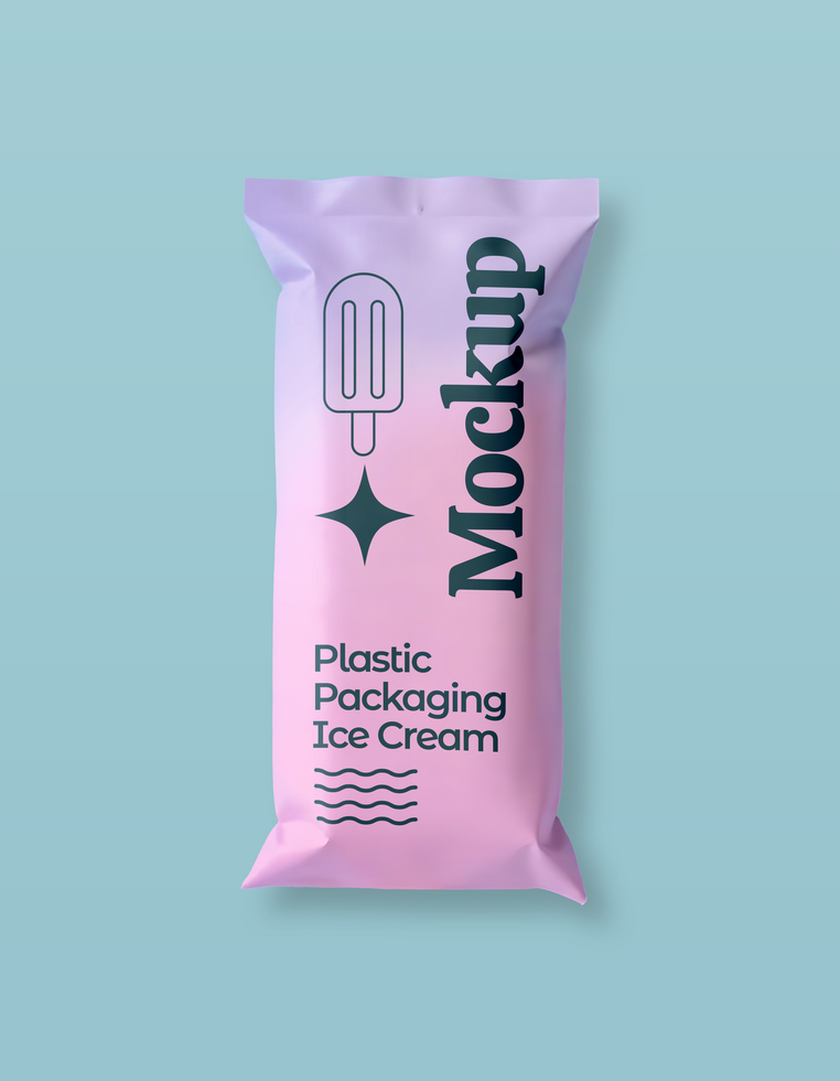 Ice Cream Packaging Mockup psd