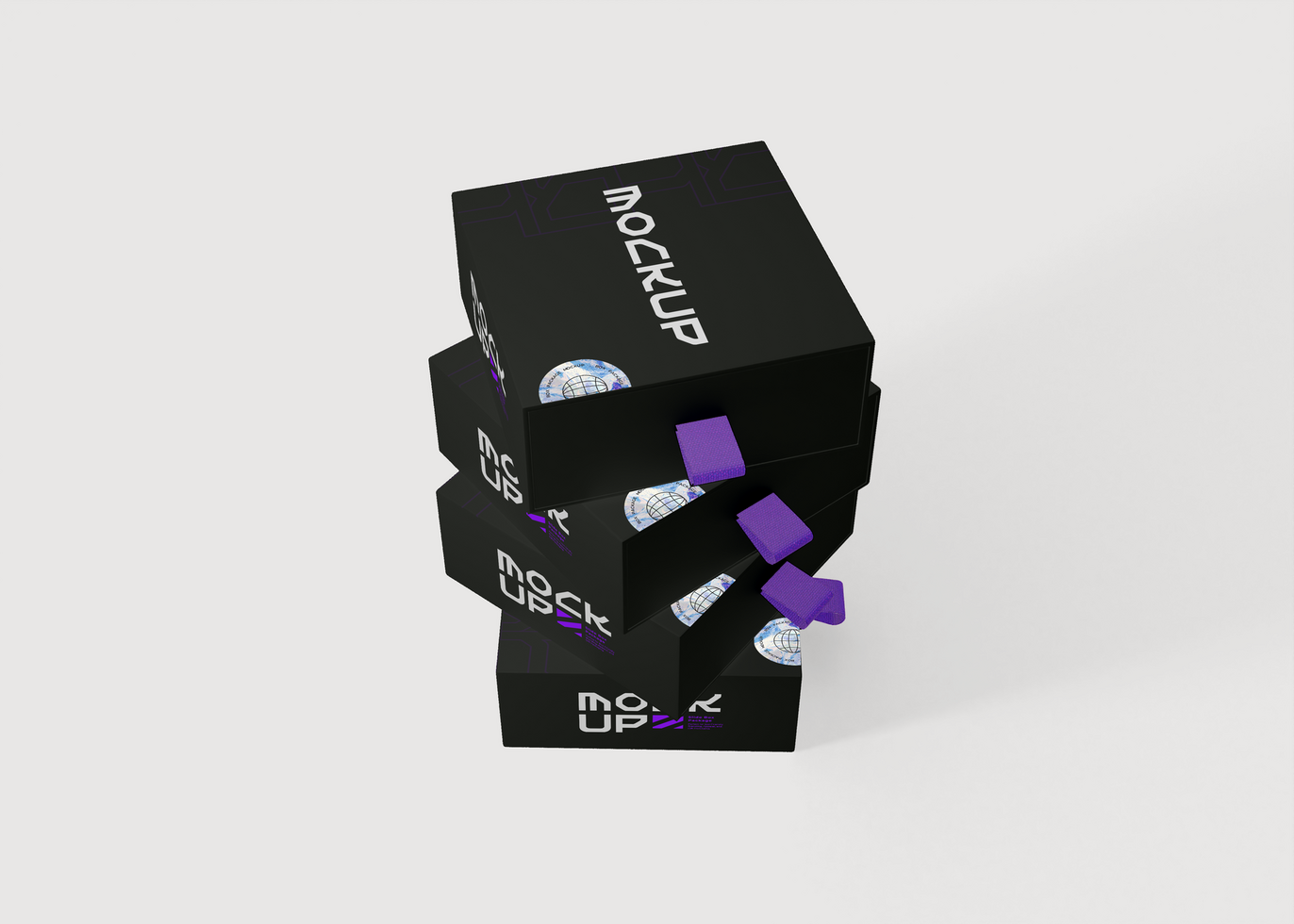 Drawer Slide Box Mockup psd