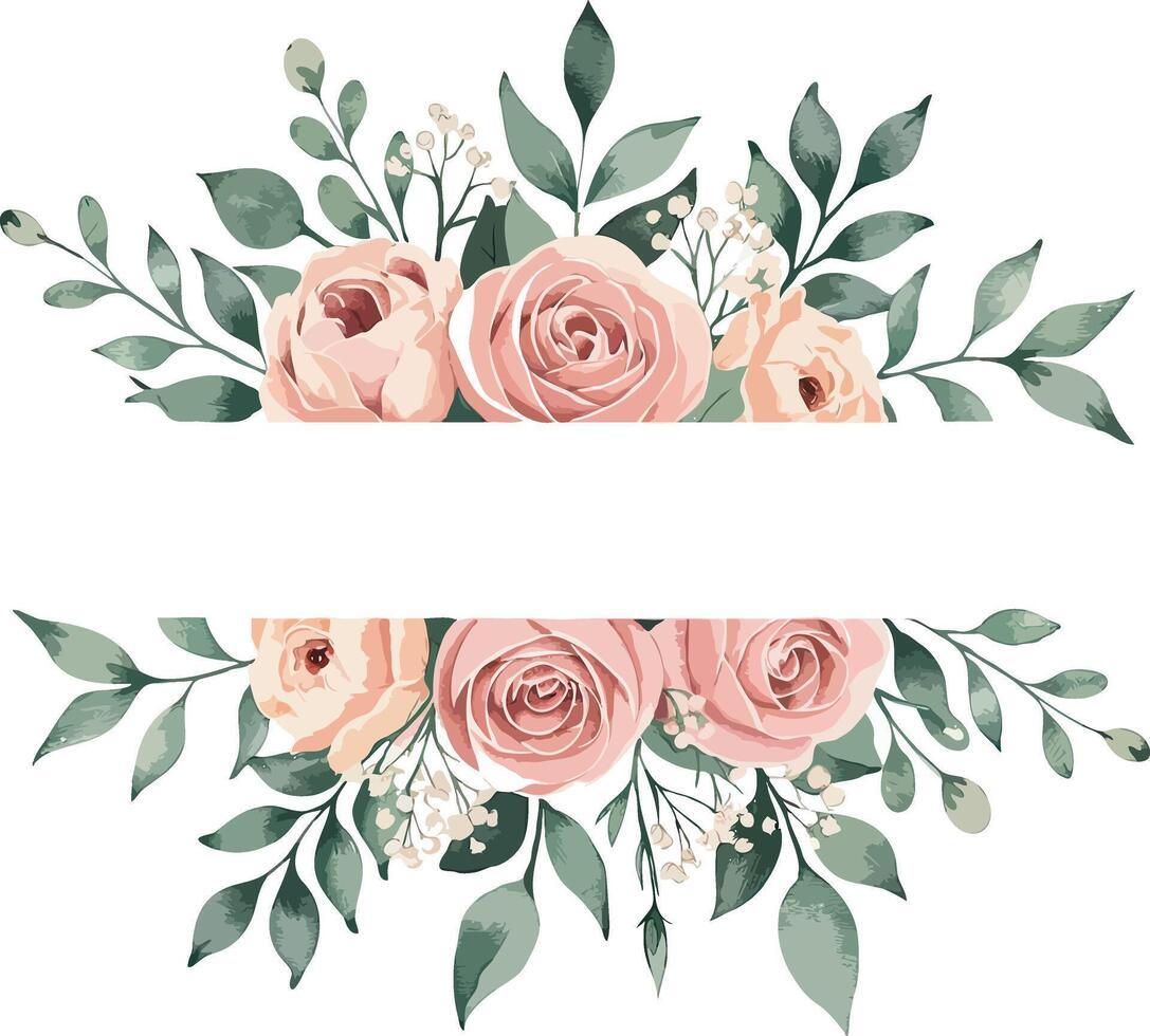 Beautiful Valentine love flower and heart design featuring roses tulips and pastel hues for creative projects vector