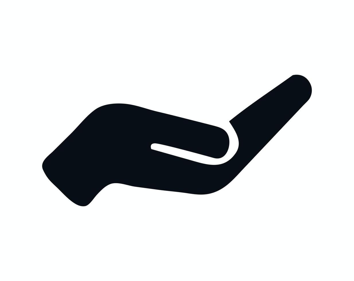 Hand Icon for web and apps vector