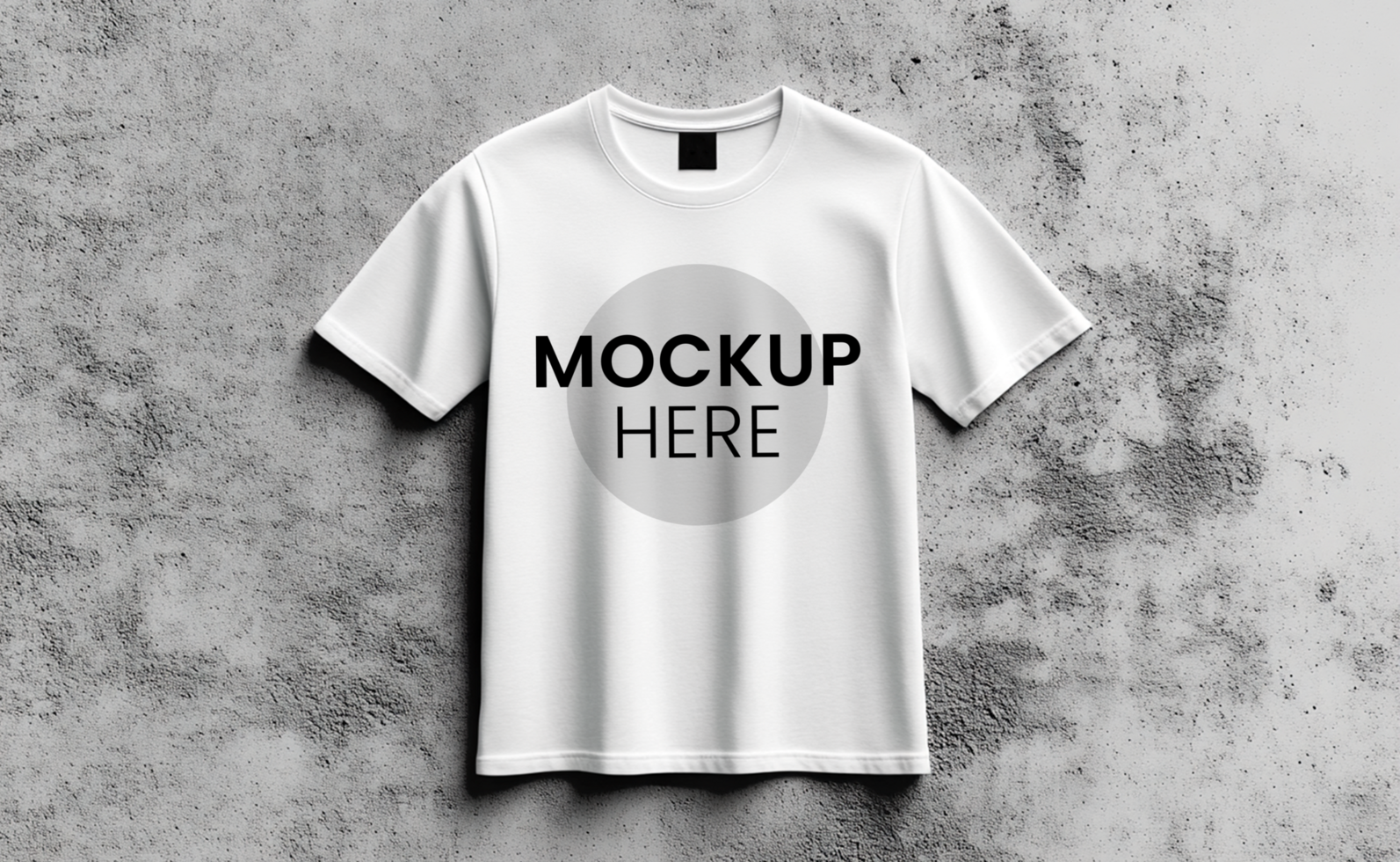 Minimal Template, white T-shirt mockup for professional use psd