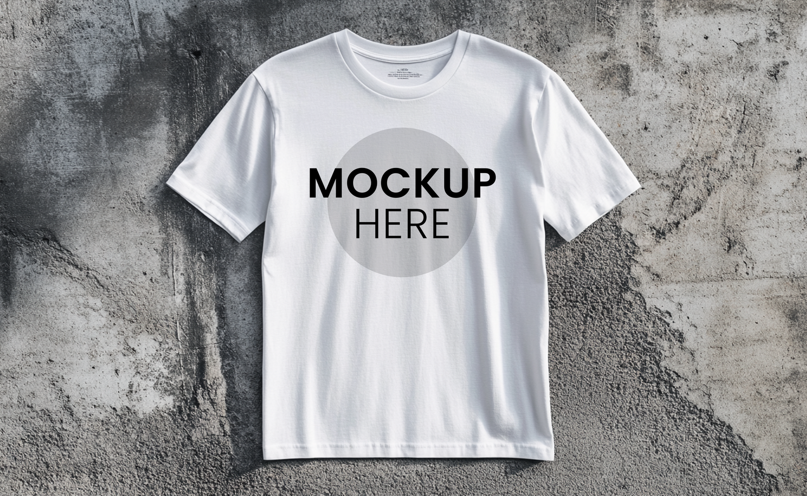 Minimalist T-shirt Mockup, ultra-realistic design for logos psd