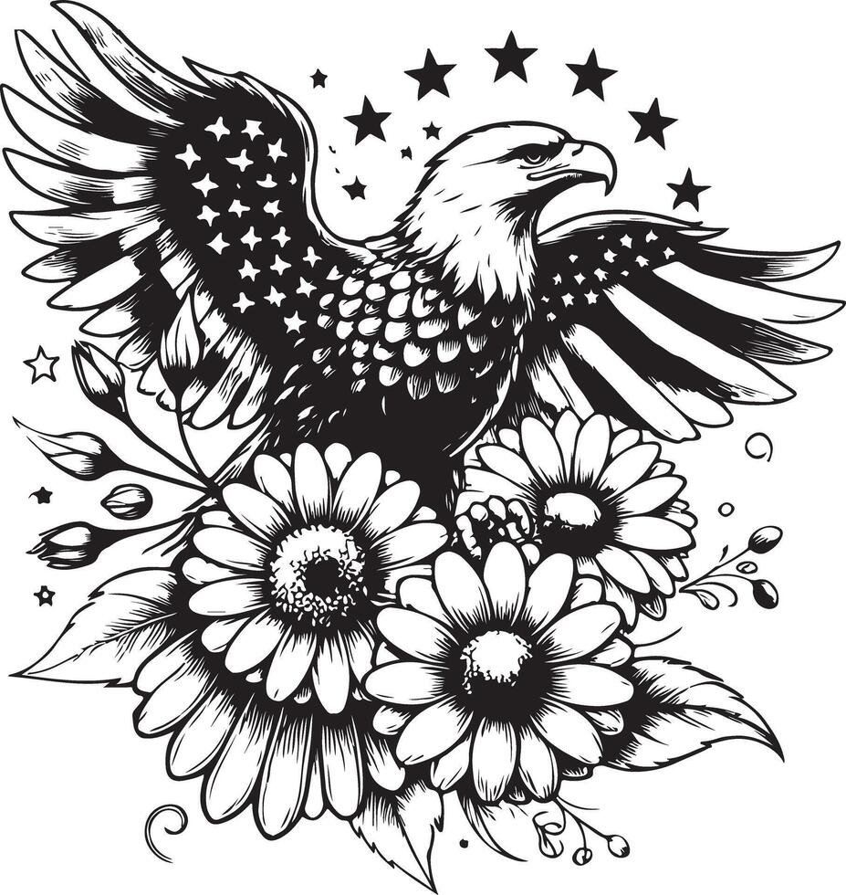 4th of July VectorTemplate vector