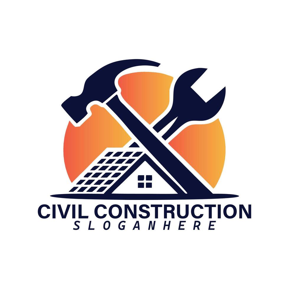luxury real state, construction, and building logo vector