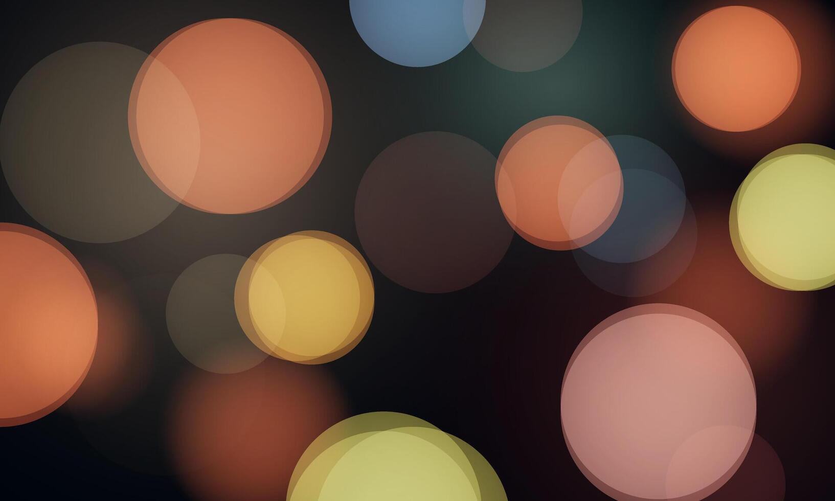 bokeh effect background with colourful light reflections vector