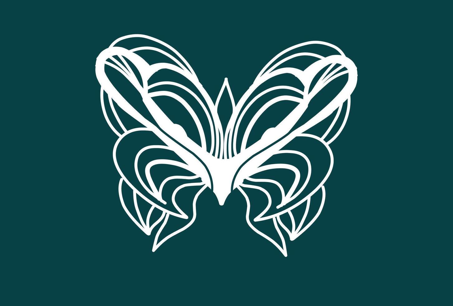 Butterfly logo design vector