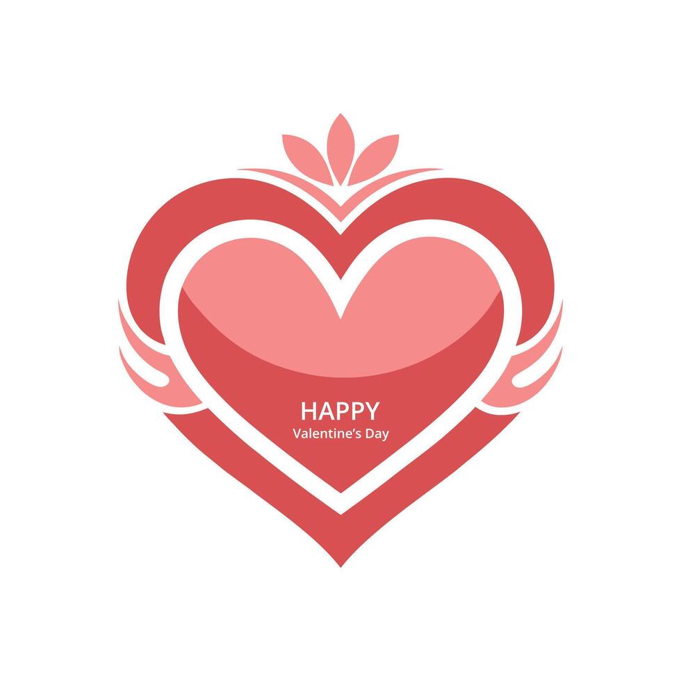 Happy Valentines Day Unique Design vector