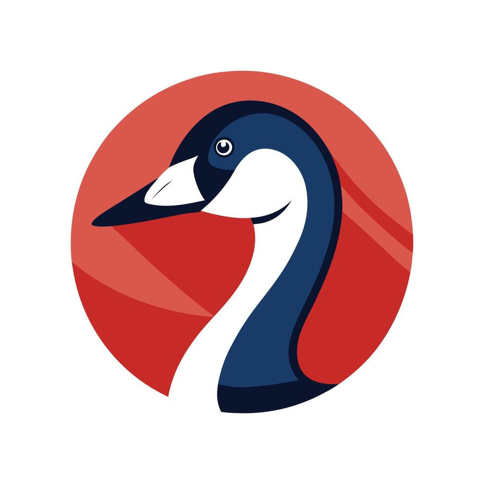 Canada Goose Head Unique Design vector