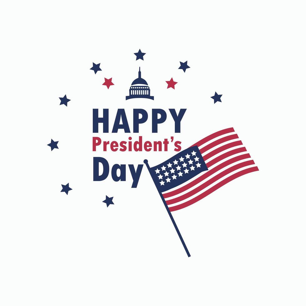 Celebrate Presidents Day with this patriotic vector