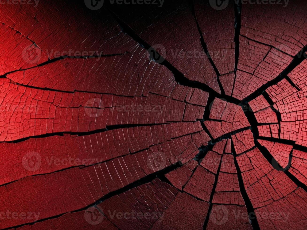 Abstract Red Background with Cracked Texture photo