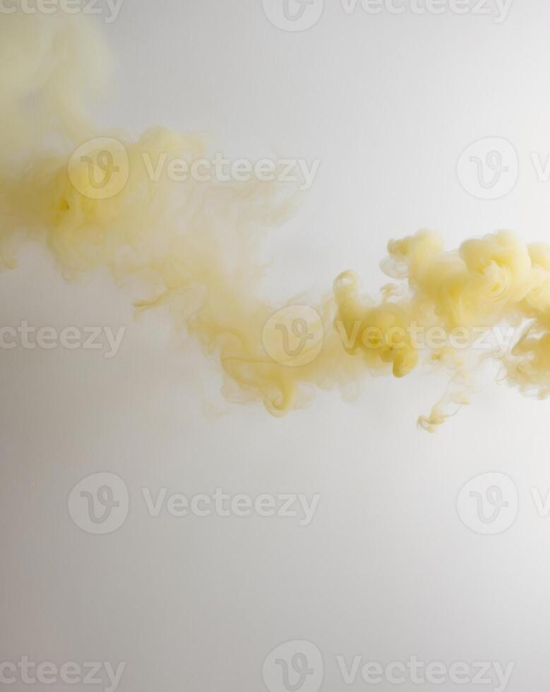 Soft Yellow Smoke Background for Abstract Art and Design Projects photo