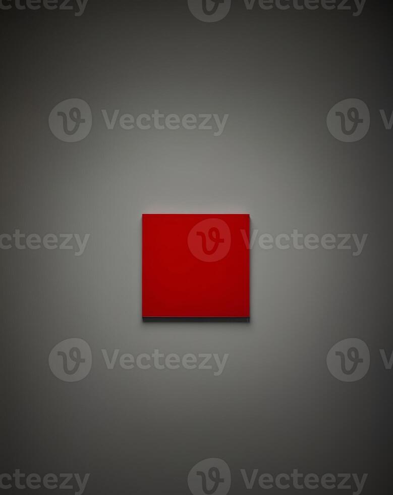 Red background with a red square in the middle photo