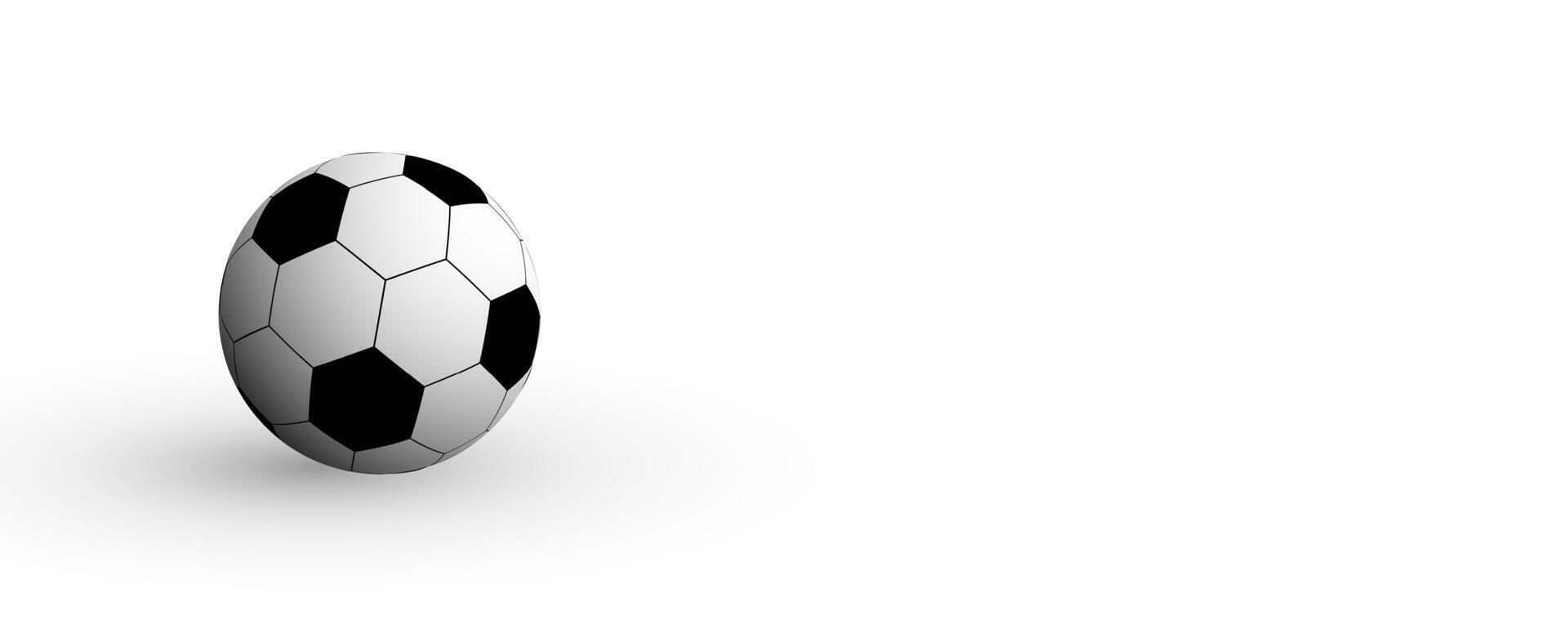 a soccer ball is shown on a white background vector
