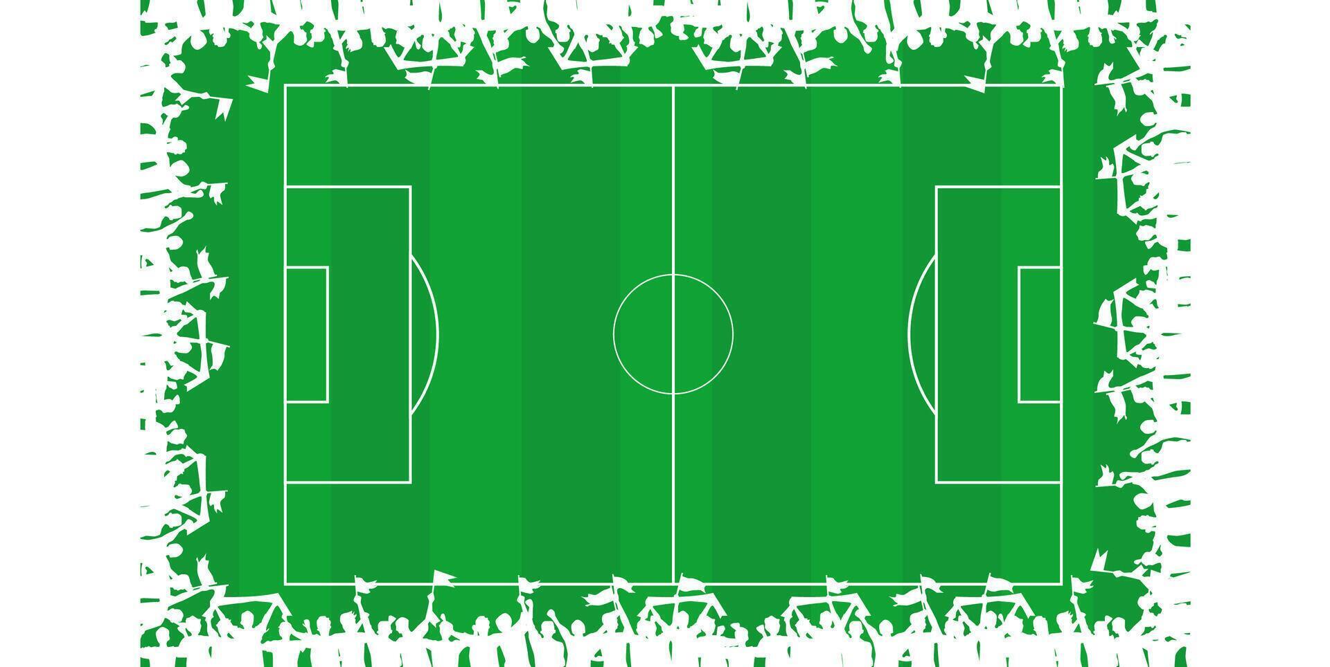 Soccer field theme sport background vector