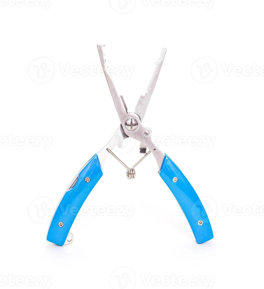 Special tool for fishing extractor. Tool to extract the hook from the mouth of the fish, isolate, equipment photo