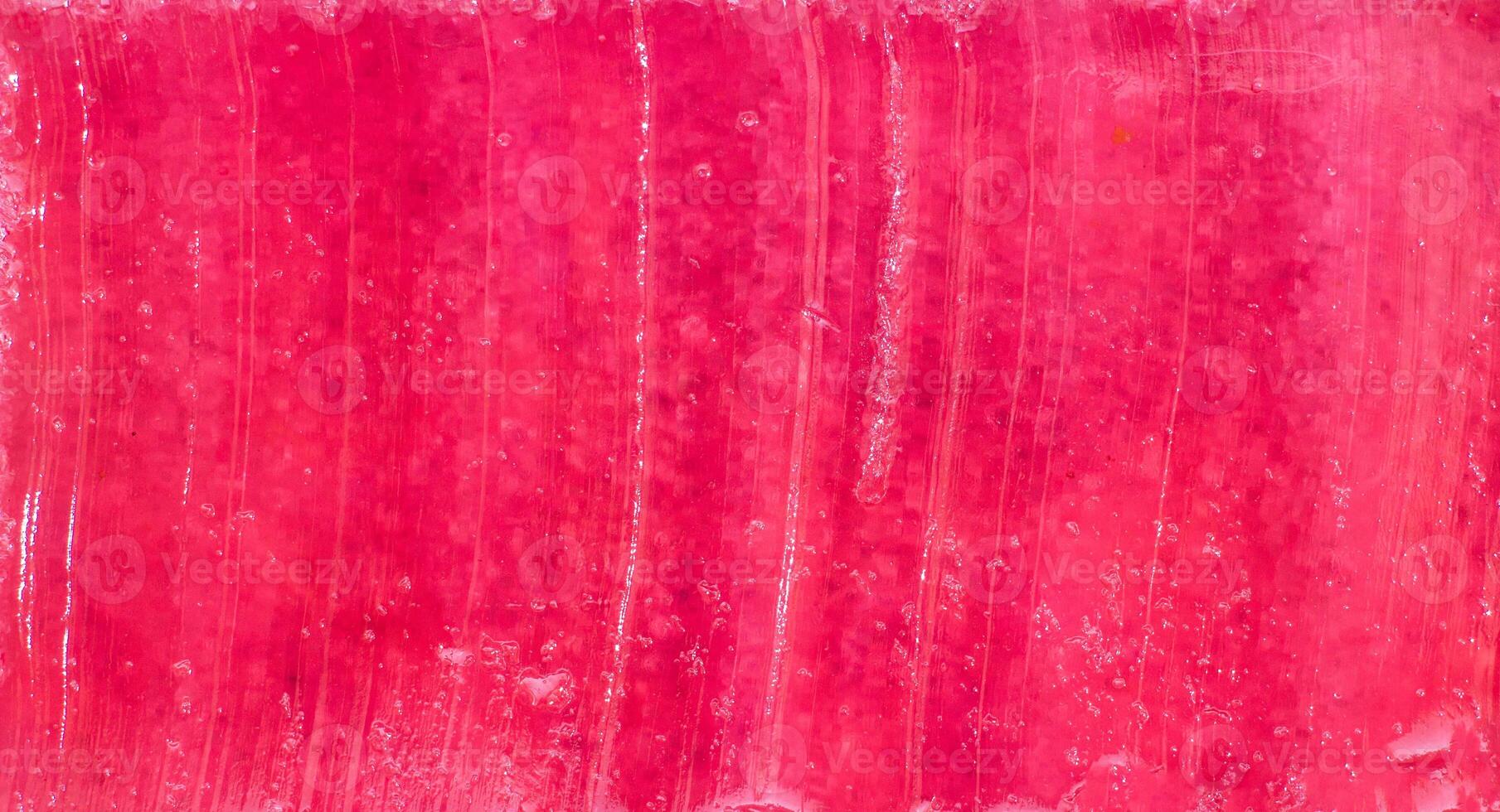 Texture of red marmalade, macro photography photo