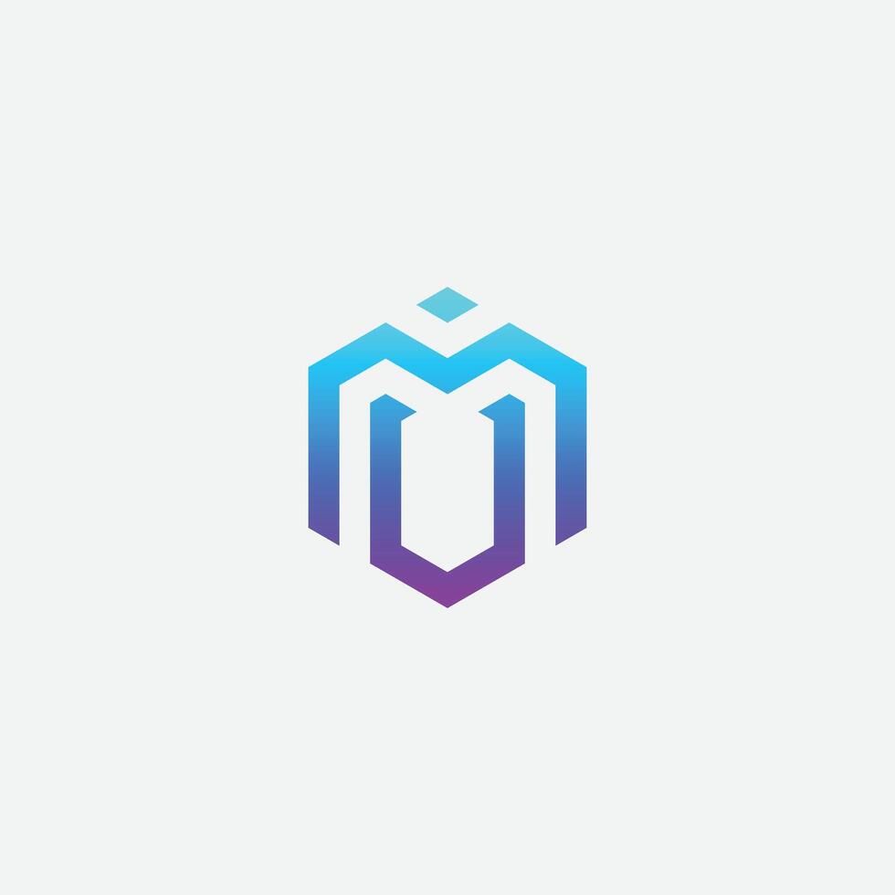 Alphabet Letters MV VM Creative Logo Initial Based Monogram Icon Element. vector