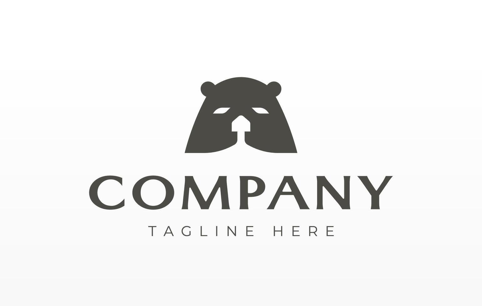 Beaver Head Logo Design Template vector