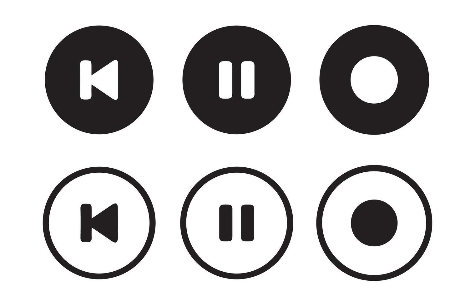 Control Panel Icons vector